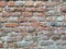 Aged brick wall, stone antique background