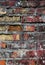 Aged brick wall texture