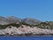 Aged bunkers of a Croatian island