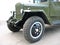 Aged green military lorry truck