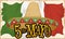 Aged Mexican Flag and Straw Hat for Cinco de Mayo, Vector Illustration