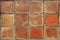 Aged real roman clay square flooring mediterranean