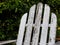 Aged White Adirondack Chair