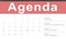 Agenda Appointment Schedule Calendar Reminder Concept