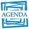 Agenda Blue Random Borders