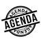 Agenda rubber stamp