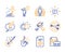 Agent, Jazz and Copyright chat icons set. Paint brush, Targeting and Bitcoin graph signs. Vector