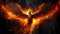 Aggressive Phoenix Bird Hd Wallpaper In Supernatural Realism