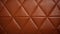 Aggressive Quilting: Exquisite Brown Leather Background With Eco-friendly Craftsmanship