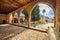 Agia Napa monastery courtyard arches in Cyprus 7