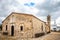 Agia Paraskevi old stone with domes and bell tower Byzantine Church in Geroskipou village, Cyprus