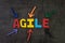 Agile development, new methodology for software, idea, workflow