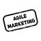 Agile marketing advertising sticker