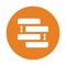 Agile, prioritize, priority icon. Orange color design