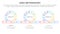 agile sdlc methodology infographic 7 point stage template with cycle circular iteration with 3 continues main shape outline style