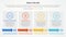 agile values infographic concept for slide presentation with box table with arrow with 4 point list with flat style