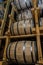 Aging whiskey