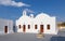 Agioi Anargiroi church, Milos island, Cyclades, Greece