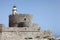 Agios Nicolaos fortress on the harbor of Rhodes