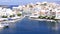 Agios Nikolaos lake and cityscape panorama, Crete