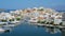 Agios Nikolaos village lake center, Mediterranean town, Crete