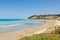 Agios Stefanos beach in Corfu, Greece