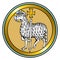 Agnus Dei, the Lamb of God, medieval visual representation of Jesus