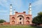 Agra. The main Entrance building to the area of the Sikandra tomb of Mughul Emperor Akbar