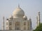 Agra, Uttar Pradesh, India - The morning view of Taj Mahal monument reflecting in water of the pool, Agra, India