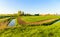 Agrarian landscape in a Dutch polder area.