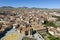 Agreda, with historical category of town, Spanish town in the province of Soria, San Miguel Church in the foreground