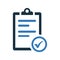 Agreement or directory submission icon design