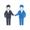 Agreement icon, business deal symbol