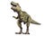 Agressive tyrannosaurus rex dinosaur plastic toy.