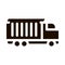 Agricultural Cargo Truck Vector Icon