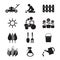 Agricultural Equipment Icons