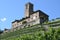 The agricultural estate of the castle of Sarre and its vineyard in Aosta Valley - Italy