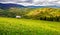 Agricultural field in mountains