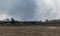 Agricultural fields with fresh stubble after harvesting