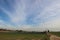 Agricultural fields in Israel in winter