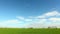 Agricultural green field - time lapse