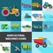 Agricultural Industry Icons Set