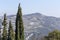 Agricultural land from a height Greece, Peloponnese