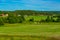 Agricultural landscape of Bohuslan coastline in Sweden