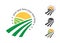 Agricultural Logo Template Design. Icon