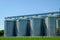 Agricultural Silos. Storage and drying of grains, wheat, corn. Harvesting