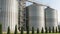 Agricultural silos. Storage and drying of grains, wheat, corn, soy, sunflower. Industrial building