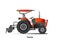 Agricultural tractors vector Is an object