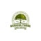 Agricultural tree vintage logo badge