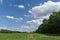 Agriculturals fields and forest in Ile de France country